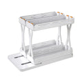 Two-Tier Double Layer Storage Shelf