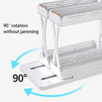 Two-Tier Double Layer Storage Shelf