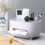 Desktop Organizer Shelf with Tissue Holder