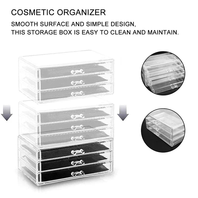 Jewelry and Cosmetic Organizer Box