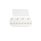 Wall-Mount Jewelry Storage Hook Tray