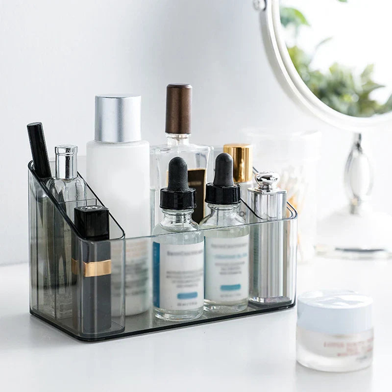 Smoked Clear Desktop Storage Organizer