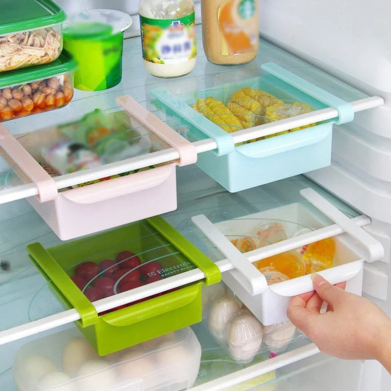 Slide-On Storage Box Bin Organizer