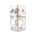 Rotating Clear Jewelry Organizer Box