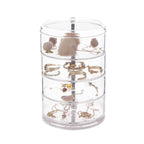 Rotating Clear Jewelry Organizer Box