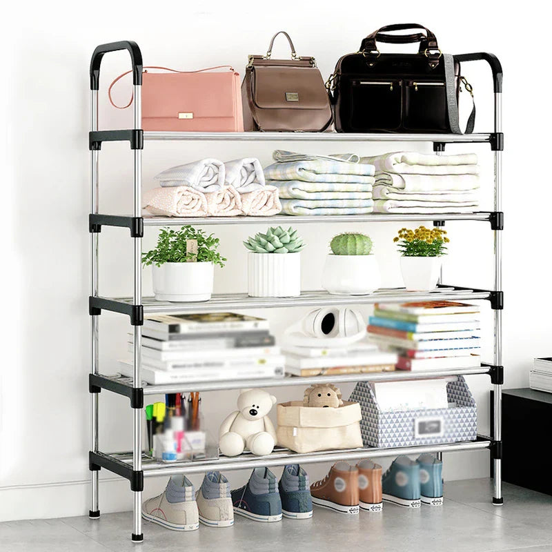 Multi-Tier Metal Shoe Rack Shelf