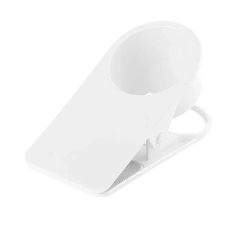 Clamp-On Desktop Cup and Storage Holder